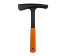 Black hammer with a bright orange handle